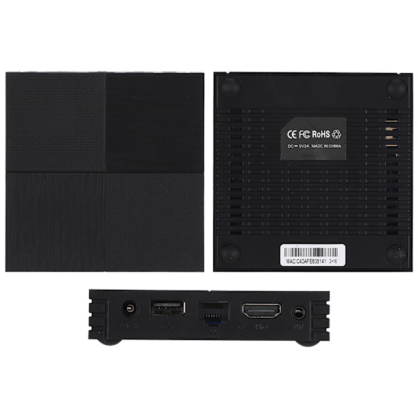 T95 Mini för Android 9.0 2G+16G Set Top Box 2.4G WIFI Nätverksvideospelare 100-240V(US )