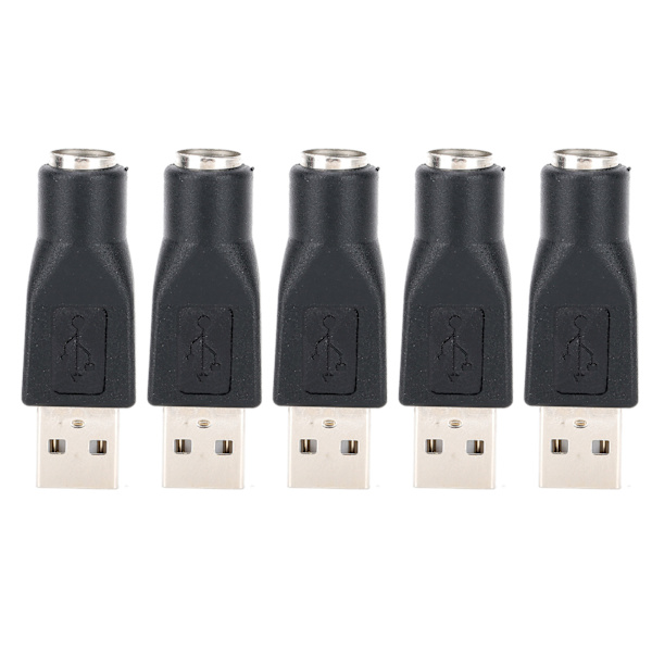 5PCS USB Hane till för PS/2 Hon Adapter Converter för tangentbordsmus med för PS/2 gränssnitt