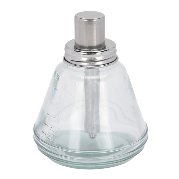 Tryk Type Flydende Pumpe Dispenser Neglelak Fjerner Genopfyldelig Flaske 180ml (Aluminium Kerne)