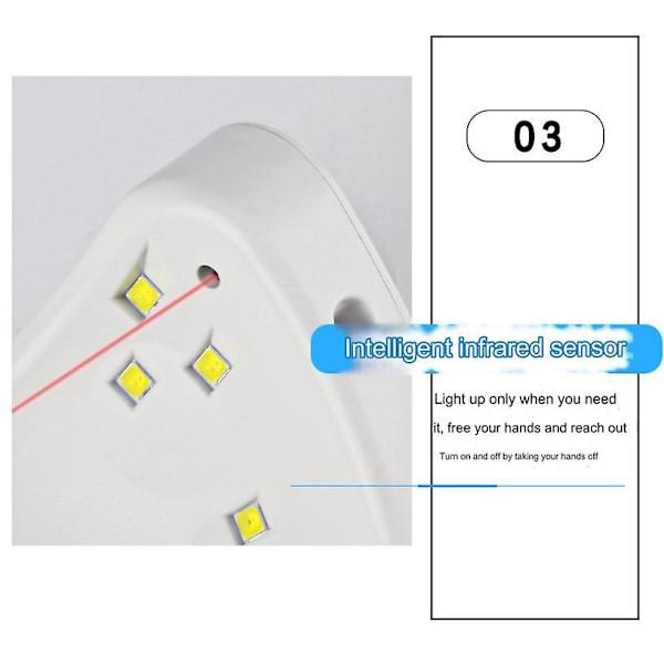 Sun X5 Plus LED Lampe 80 Watt Negletørker LCD-Skjerm 36 LED Negletørkerlampe for Herding av Gel Polish Bilsensor Timer Neglemanikyr EU Plugg