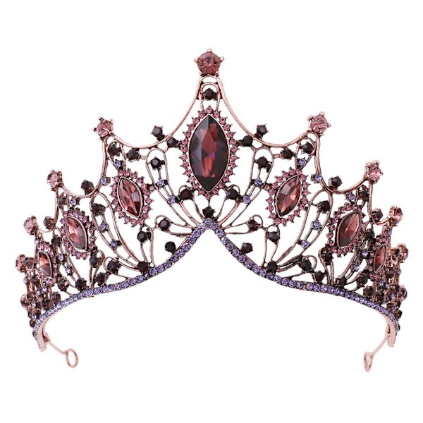 Barok krystal brudekrone - elegant rhinstens tiara til bryllupsfest
