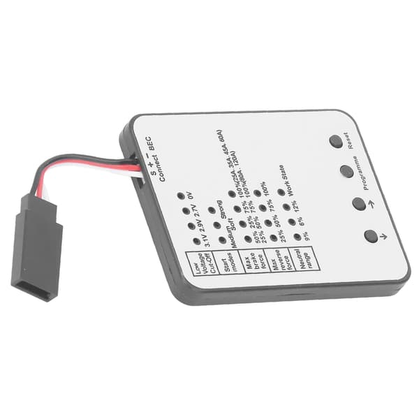Programmeringskort RC Bil Programmeringskort LED Programkort ESC Programmeringskort För ZD Racing