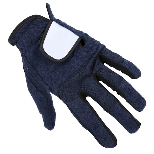 Mænds Golfhandsker Venstre Hånd Mikrofiber Svedabsorberende Bløde Åndbare Golfhandsker Royal Blå27#