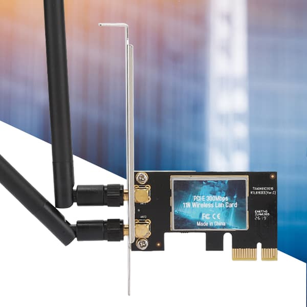 EDUP Nätverkskort Trådlöst PCI-E 300 Mbps Datortillbehör EP-9626