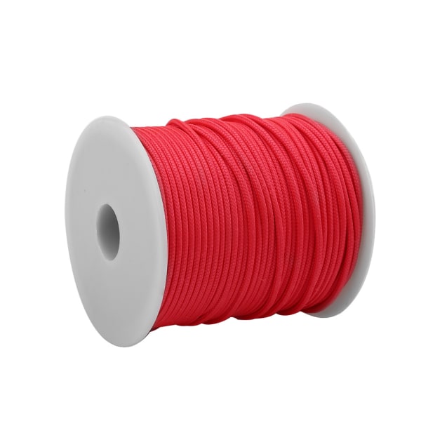 50 M puola 2 mm halkaisijaltaan erittäin vahva ja kestävä kulutuskestävyys keihäskelalinja (punainen)