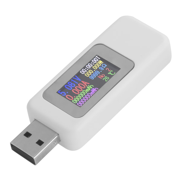13 i 1 USB Tester DC Digital Voltmeter Amperimetro Spenning Strøm Volt Meter Amperemeter Detektor for Power Bank Tester