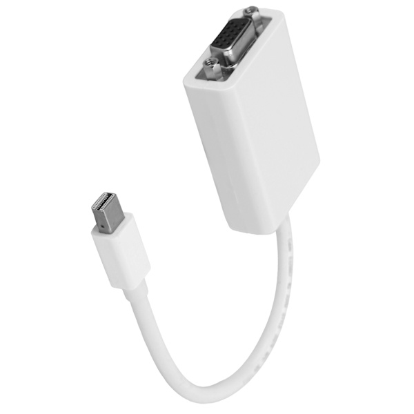Mini DP han til VGA hun-konverter High Definition 6,7 tommer adapterkabel til computer