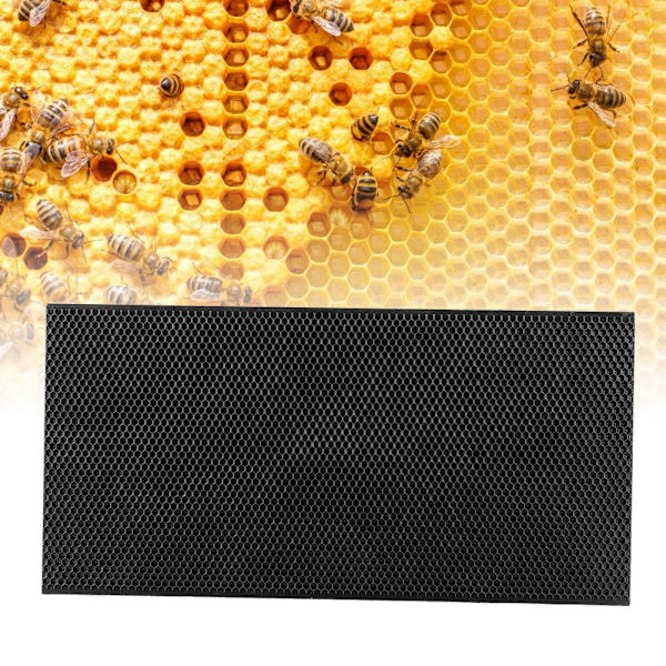 Biodlingsram i plast med Comb Foundation Biodlingsverktyg (svart)
