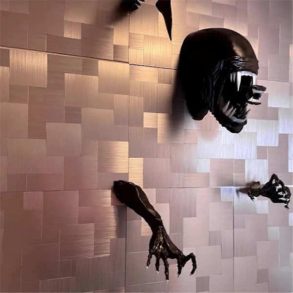 Giant XenomorphHead Xenomoprh Veggkunst Xenomorph Maske