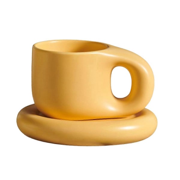Keramisk Mugg Nordisk Ins Tjockt Handtag Frukost Kaffe Mjölk Vattenkopp