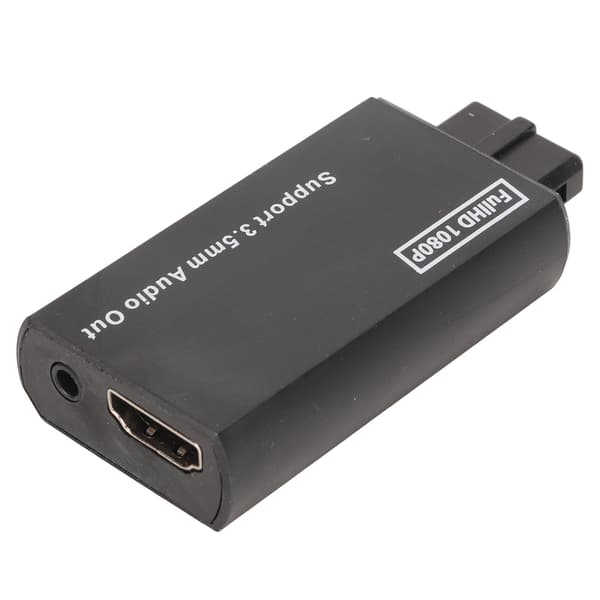 for N64 til HD Multimedia Interface-adapter Profesjonell Full HD 1080P Plug and Play Spillkonsoll Videoomformer
