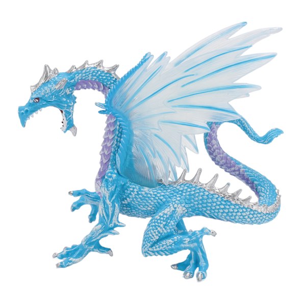Flyvende dragemodel realistisk gammel dragefigur legetøjssamling håndværk statisk ornament legetøj PL124 249