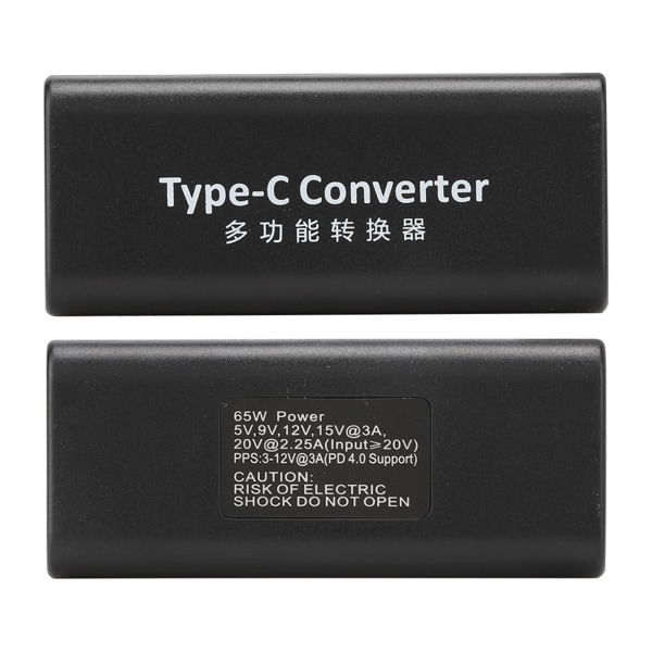 65 W DC 7,9 x 5,5 mm naaras- ja TypeC-kannettavaan power