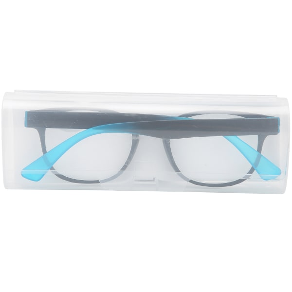 Profesjonelle enkle, fasjonable unisex-lesebriller Eldre Presbyopiske briller (+250 svart blå)