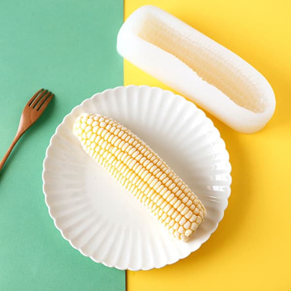 3D Maisformet Mousse Kakeform DIY Iskrem Pudding Sjokolade Silikonform Bakeverktøy