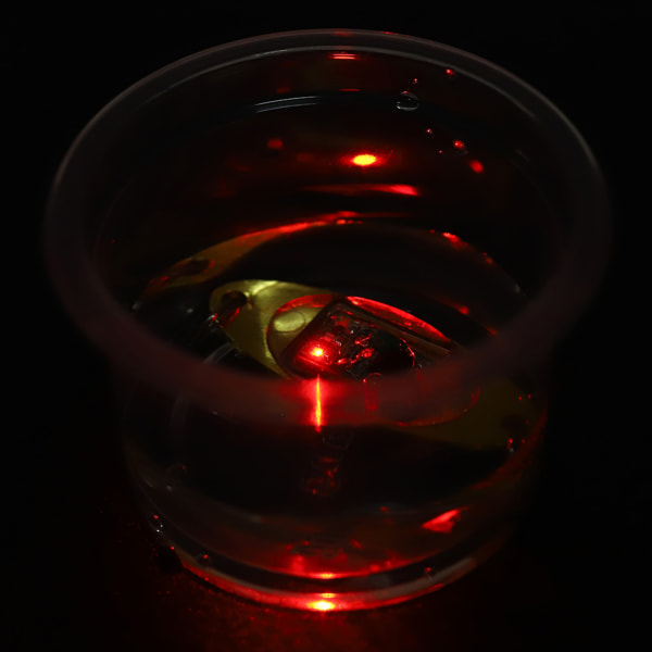Deep Drop LED Fishing Lure Light - Röd Blinkande Eye Fish Attractor