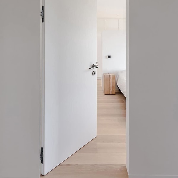 Sorte skjulte dørhængsler - zinklegering, 180 graders sving, 3-vejs justerbar, 6" x 2,5" x 1"