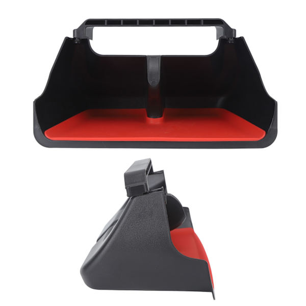 Förvaringslåda under skärmen Center Console Organizer Tray Ersättning för Tesla Model Y Model 3 Röd