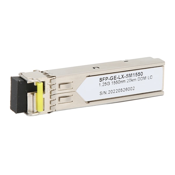 1,25G SFP Transceiver 1,25G 1550nm Single Fiber Single Mode 20KM Plug and Play-støtte DDM SFP Optisk modul