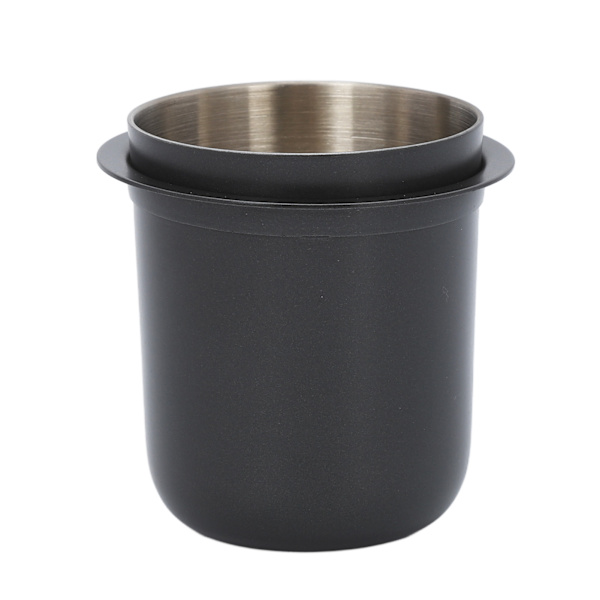 Doseringskop 150 ml 58 mm håndfri rustfrit stål Universal omvendt kaffepulverkop til kaffemaskine Mørkegrå