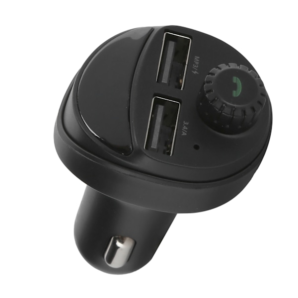 Bluetooth FM-sender trådløs adapter musik afspiller bil dobbelt porte 3.4A hurtig oplader