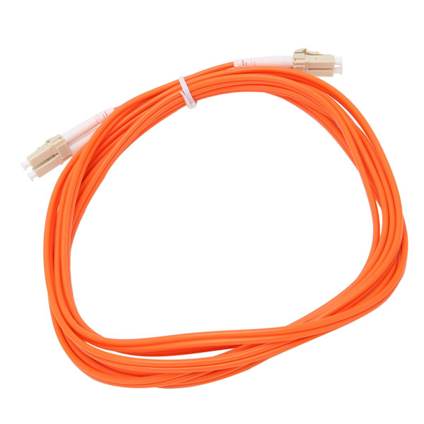 Optisk kabel Multi-Mode Dual-Core LC/UPC optisk fiber för dataöverföring.