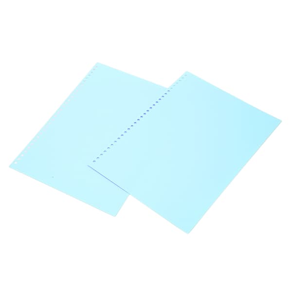 20 st arkivskydd pappersbindningsomslag matt A4 30 hål PP-plast för presentation ljusgrön