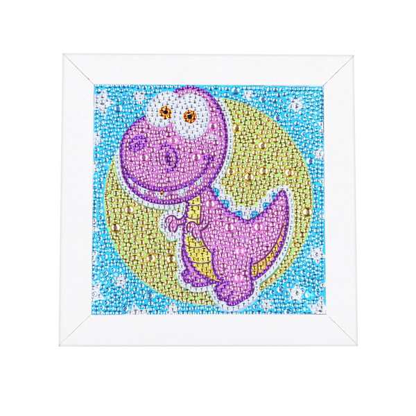 Diamantmaleri Dinosaurmønster Barnehage Håndlaget DIY Craft Gift Home Decoration