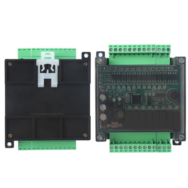 PLC-kort Programmerbar kontroller Industriell kontrollmodul med DVP-kabel 2N 1N 20MR Bare kort uten 485