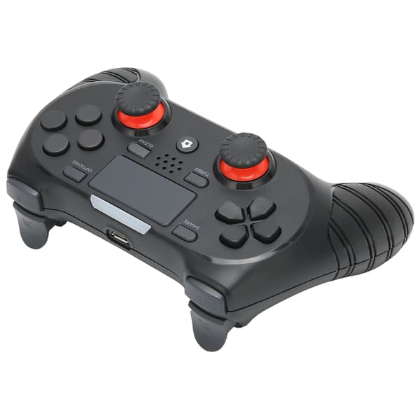 Bluetooth trådløs gamepad ABS-kontroller joystick PC oppladbar for PS4-konsoll svart