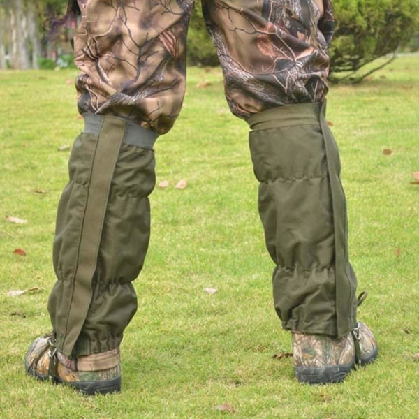 Ormdamasker Ormbetsskydd för underben Utomhusvandring Vattentäta justerbara stövlar Cover Legging damasker för campingfiske
