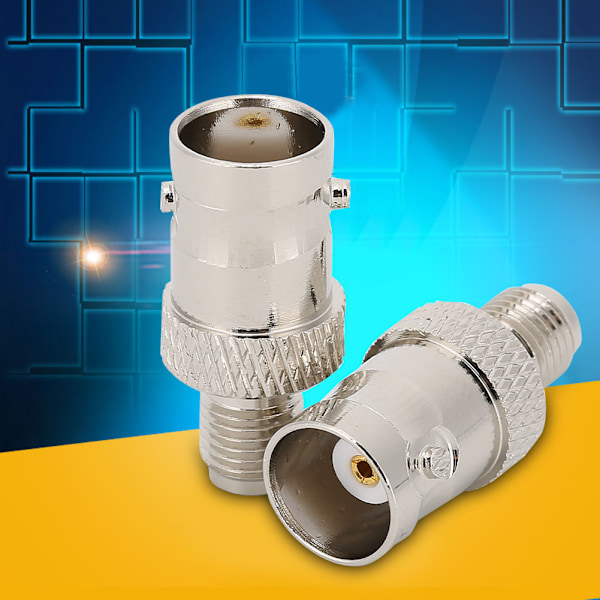 2PCS SMA/BNC till KK-adapterhuvudomvandlare för WiFi Digital Communication Systems LMR