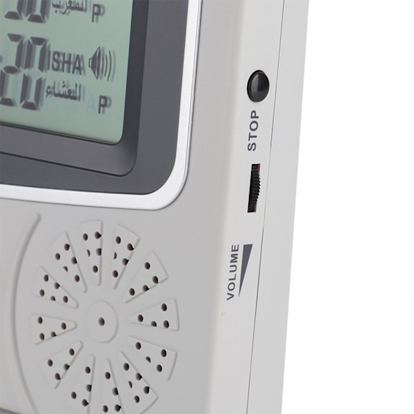 Azan Clock Prayer Timer Digital Bordklokke Mulsim Bønnealarm (Ingen batteri)