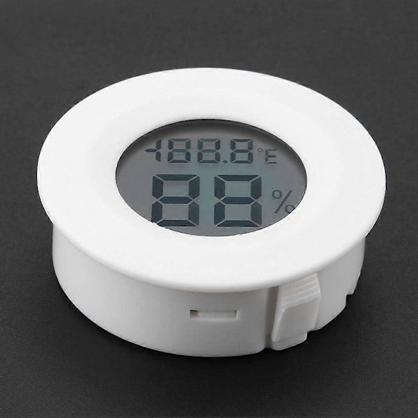 Mini Digital LCD Termometer Hygrometer Elektronisk Fuktighetstermometer Termohygrometer för Husdjur