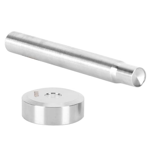 Die Punch Tool Dobbeltsidig Lær Rivet Setter Kit Sett Metall for DIY Lærhåndverk 10mm