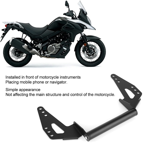 GPS-navigationsfäste för motorcykel, modifierad telefonhållare, passar till Suzuki DL650 DL650XT 17-19