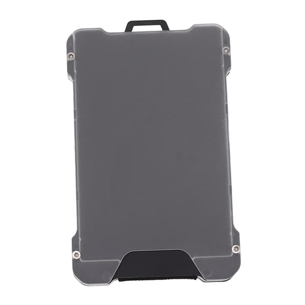 Smal plånbok Transparent märkeskortficka Antimagnetisering Aluminiumlegering Korthållare Silver