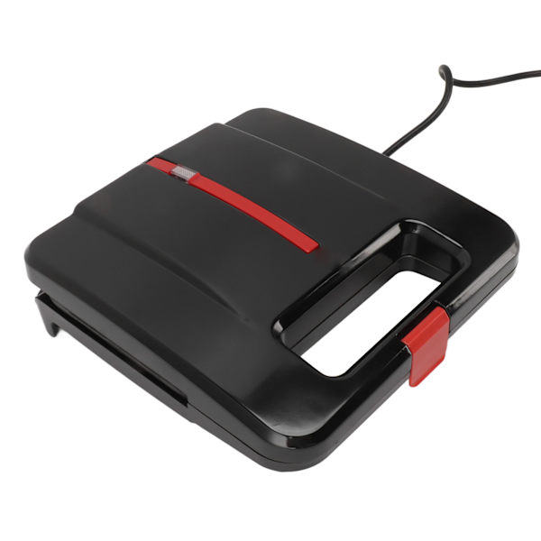 Sandwich Maker Liten 4 Skive Panini Press Grill Non Stick Plate Justerbar Temperatur Kjølig Berøringshåndtak EU Plugg 220V