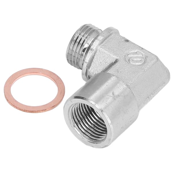 Oksygensensorforlengeravstandsstykke 90° vinklet O-sensorforlengelsespakning M18x1,5 gjenger