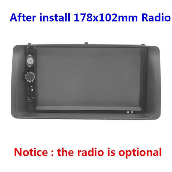 Bilinstrumentbräda Ram Radio Fascia Dash MP5-spelare för