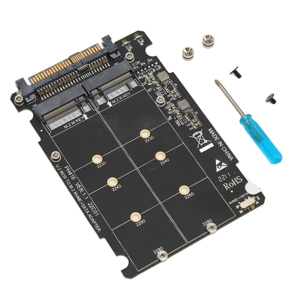 NVME U.2 - Combo NGFF M.2 SATA PCIe SSD -sovitin 40Gbps Vakaa toiminta SFF8639 SSD -sovitin emolevylle