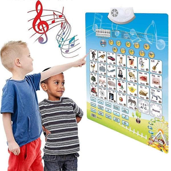 Alfabetplakat sæt legetøj til børn over 4 år til kreativt hjerneleg