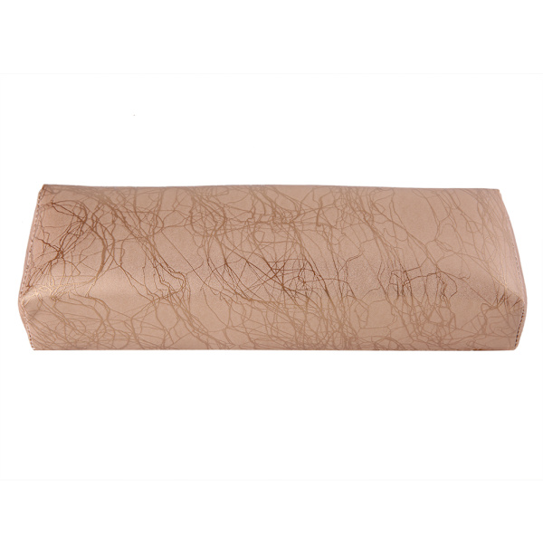 Stribet Høj Kvalitet Læder Neglekunst Pude Manicure Blød Svampe Hånd Hvil Rest Cusion Holder 01#
