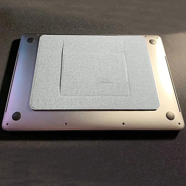 Bærbar Tablet Invisible Folding Stand Kunstlæder Usynlig Folding Stand Laptop Tablet Stand