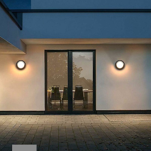 Udendørs Væglampe 7W LED Lamper Vandtæt Moderne Lav Profil Belysning 3000K Væglampe