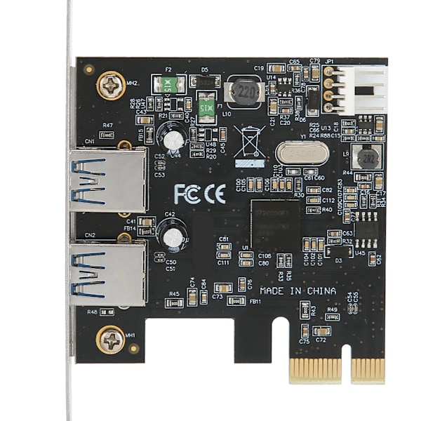 USB3.0-expansionskort 2-portar 5 Gbps hastighet PCIE-kortdator High-Speed ​​Conversion Adapter