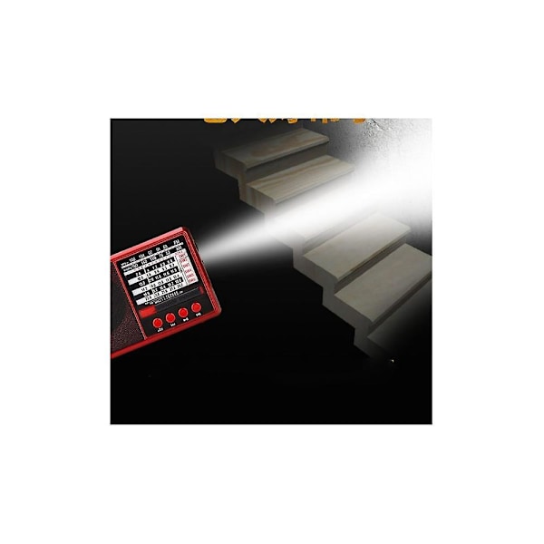 A10 Semiconductor Radio Senior Ny Bærbar Full Band Lading Profesjonell Plug-in Kort Rød