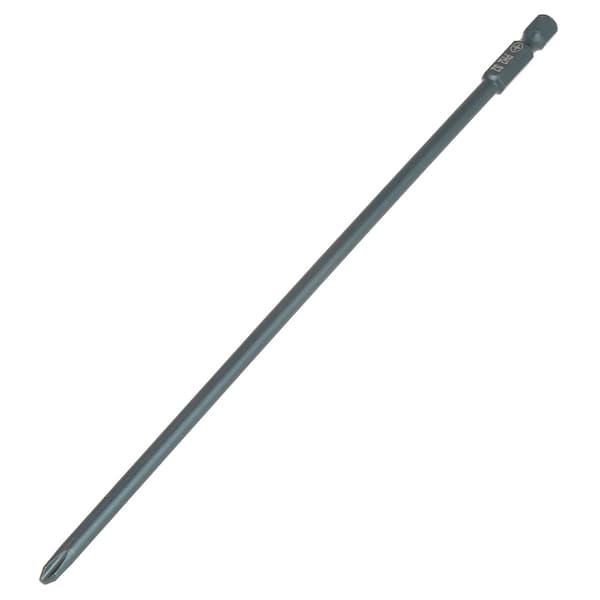 10 stk S2 Stål Krysshode PH2 Skrutrekkerbits Sett 1/4 tomme sekskantet skaft 200 mm