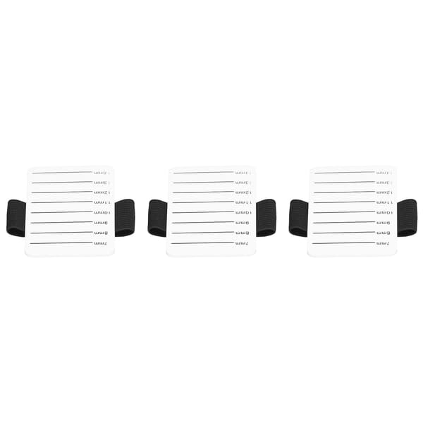 10 stk. vippholder øyenvippeforlengelse håndbrett med elastisk håndleddsstropp vipphåndholder 7 til 14 mm