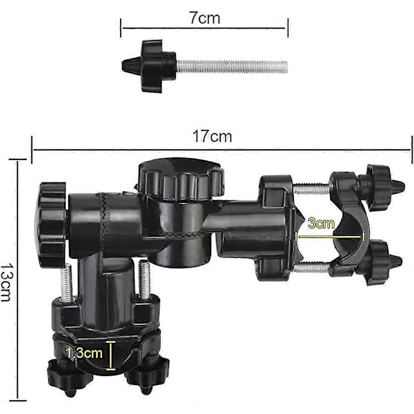Universal Drejelig Haveparasolfod Parasolholder Fiskestol til 22mm-28mm Parasoller